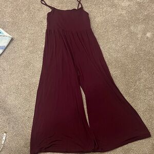 Athleta Women's Burgundy Jumpsuit/Romper/Sleepwear